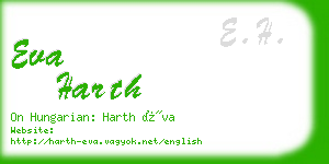 eva harth business card